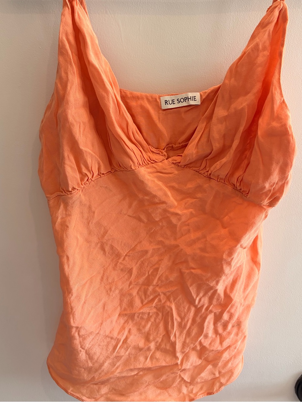Rue Sophie Lightweight Peach V-Neck Camisole